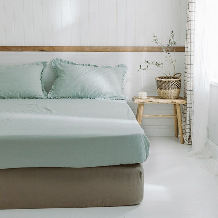 Simple Washed Cotton Simmons Non-Slip Protective Bed Sheet - Harmony Gallery