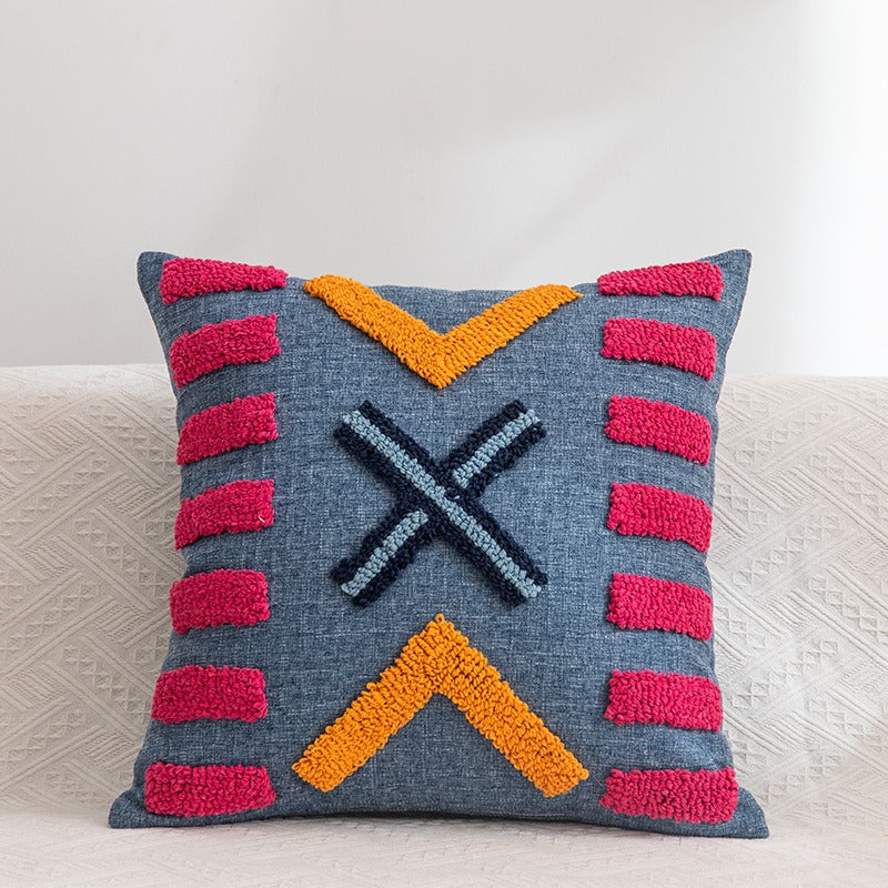 Handmade Moroccan Cotton Pillow Decoration Sofa Cushion - Harmony Gallery