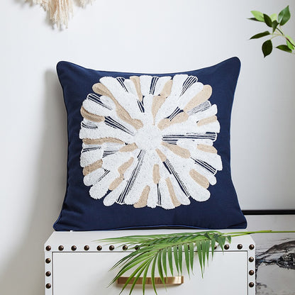 American Embroidery Cotton Living Room Sofa Cushion - Harmony Gallery