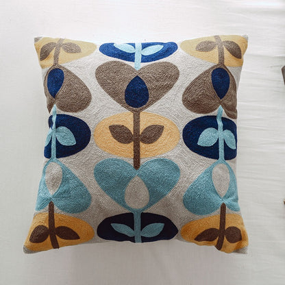 Embroidery Nordic Cotton Living Room Sofa Pillowcase - Harmony Gallery
