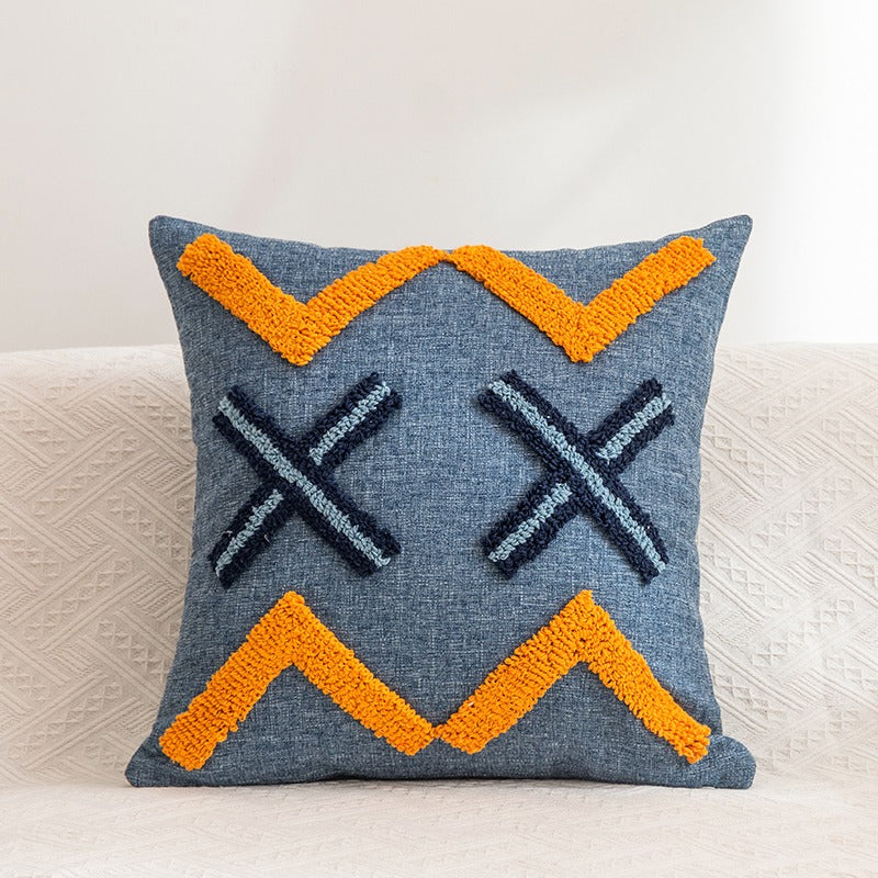 Handmade Moroccan Cotton Pillow Decoration Sofa Cushion - Harmony Gallery