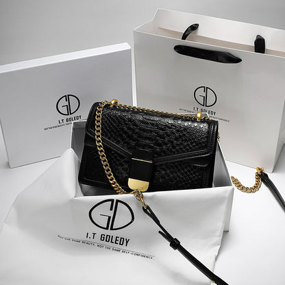 Manhattan Crocodile Pattern Stylish Women's Handbag - Harmony Gallery