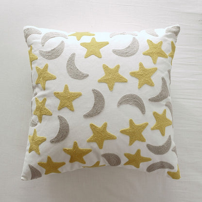 Embroidery Nordic Cotton Living Room Sofa Pillowcase - Harmony Gallery