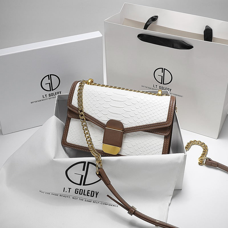 Manhattan Crocodile Pattern Stylish Women's Handbag - Harmony Gallery