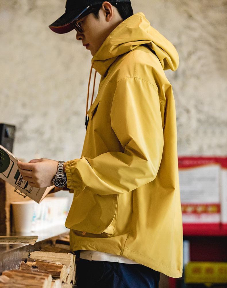 Mountain Outdoor Hooded Windproof Functional Men's Sweater - Harmony Gallery