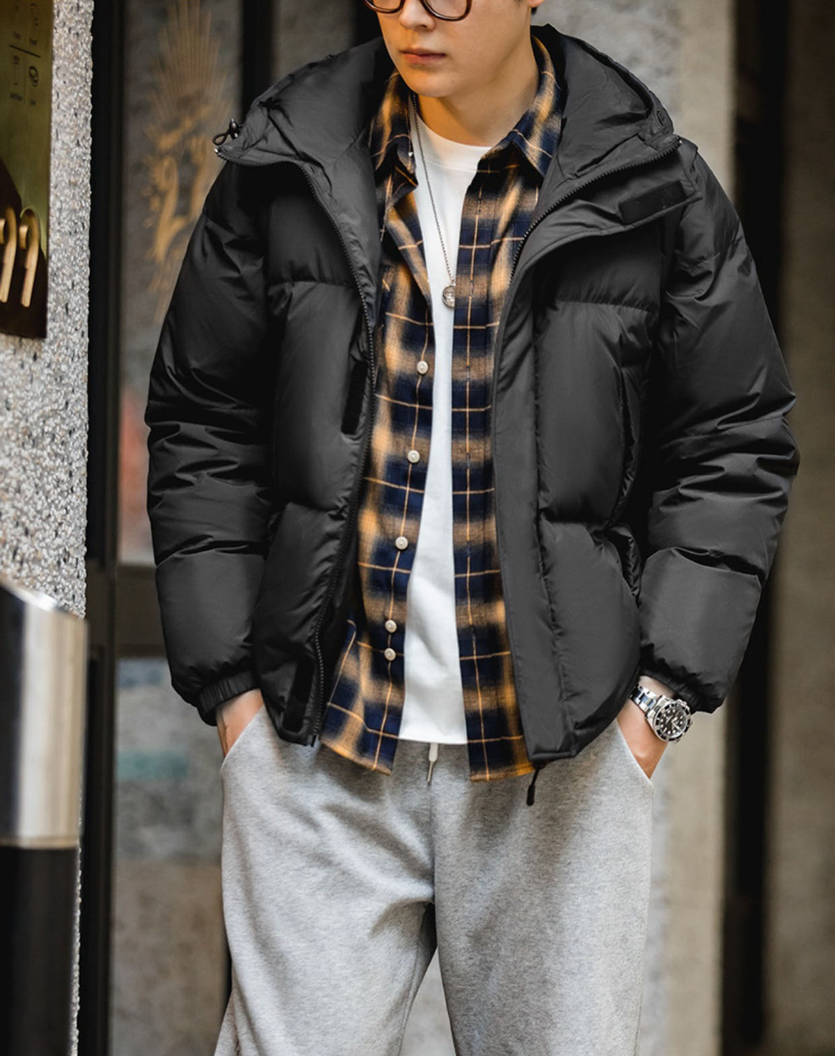 Mountain Detachable Vest Warm Function Hooded Men's Coat - Harmony Gallery