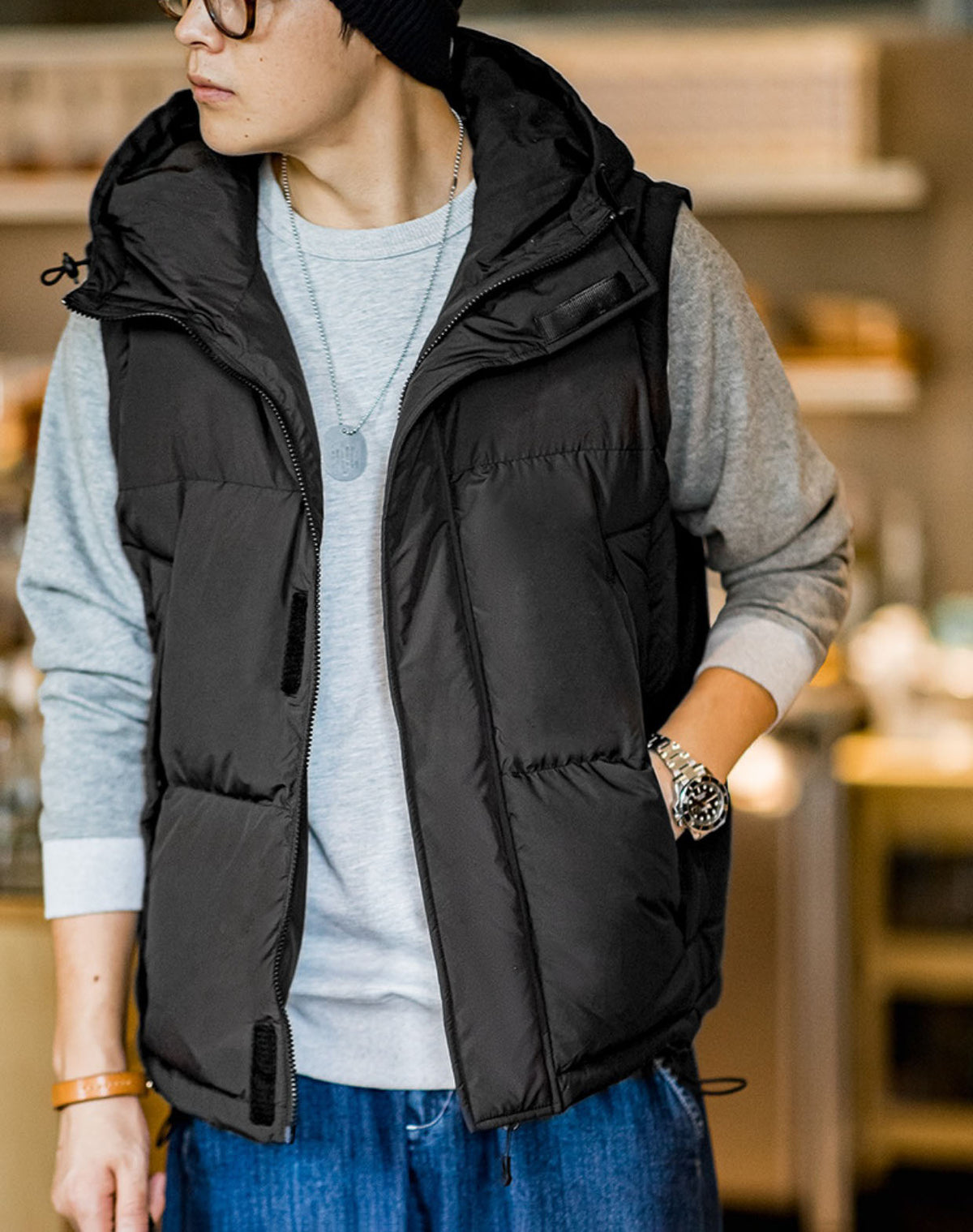 Mountain Detachable Vest Warm Function Hooded Men's Coat - Harmony Gallery