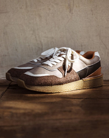 Retro Jogging Trend Stitching Sports Men's Casual Shoes - Harmony Gallery