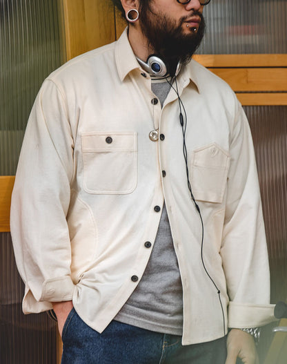 French Retro Casual Multi-Pocket Lapel Men's Shirt - Harmony Gallery
