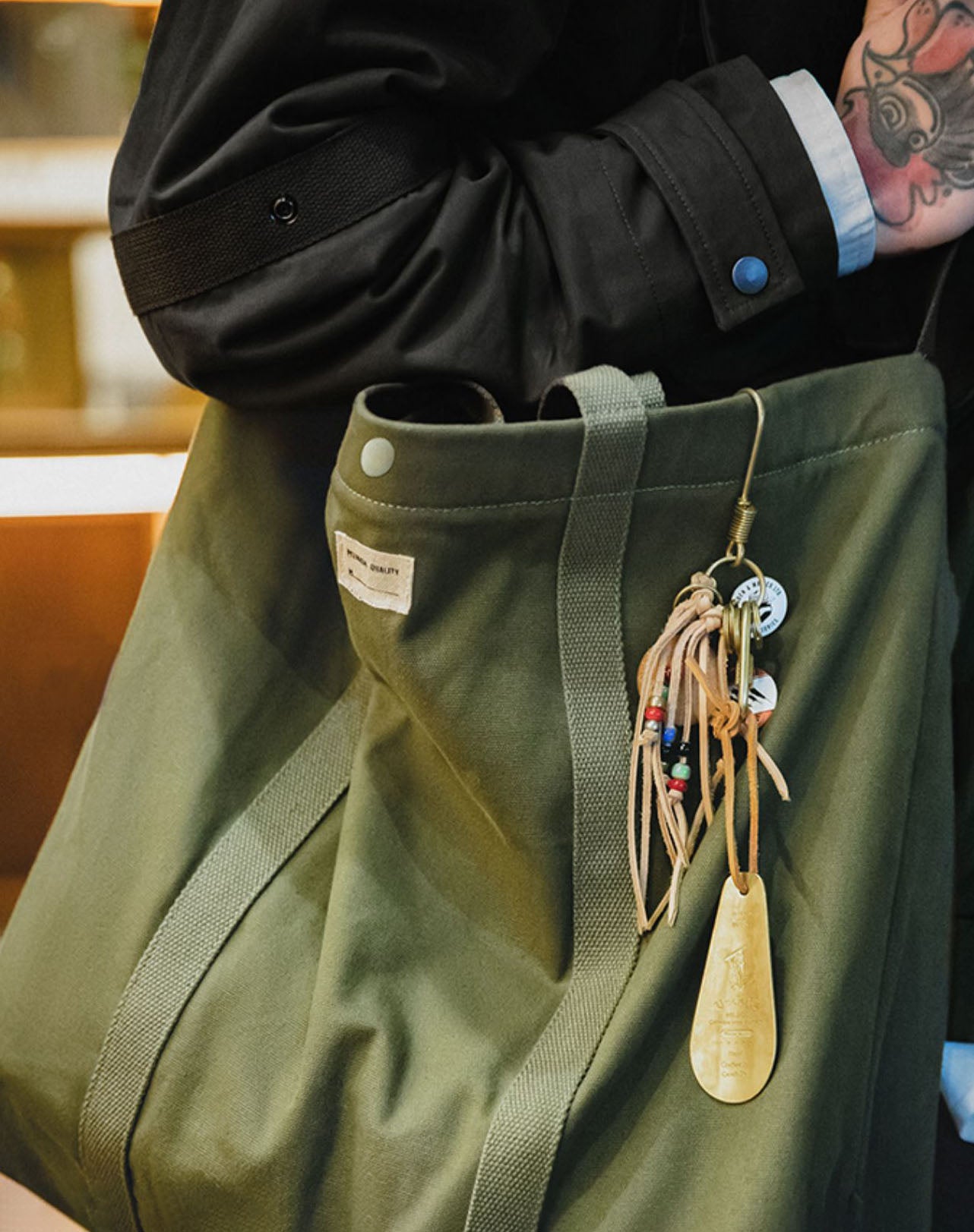Retro Washed Canvas Large-Capacity Portable Functional Men's Bag - Harmony Gallery
