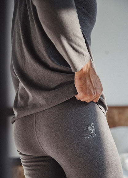 "Burning Elements" Seamless Thermal Section Men's Sleep Wear - Harmony Gallery