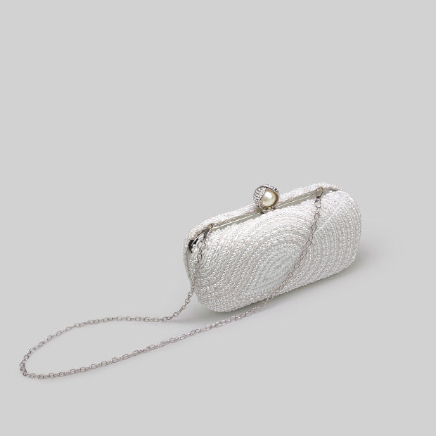Bridal Wedding Trendy Pearl Senior Clutch Bag - Harmony Gallery