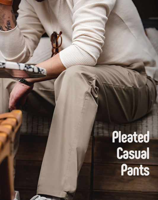 American Retro Straight Casual Tapered Men's Trousers - Harmony Gallery
