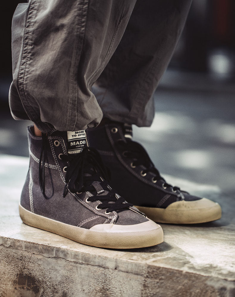 Retro Classic All-Match Casual High-Top Unisex Canvas Shoes - Harmony Gallery