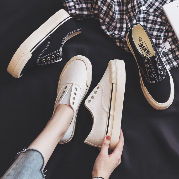 Comfortable All-Match Casual Canvas Women's Shoes - Harmony Gallery