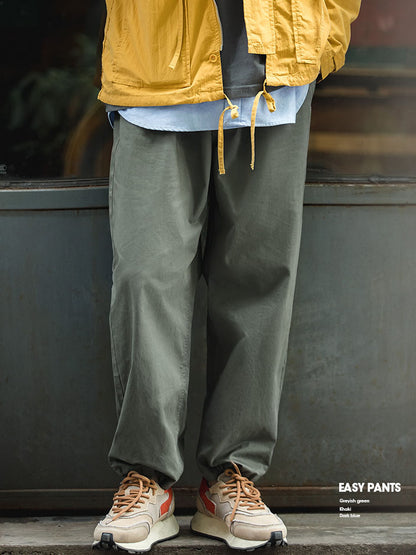 Tooling American Retro Loose Casual Elastic Men's Trousers - Harmony Gallery
