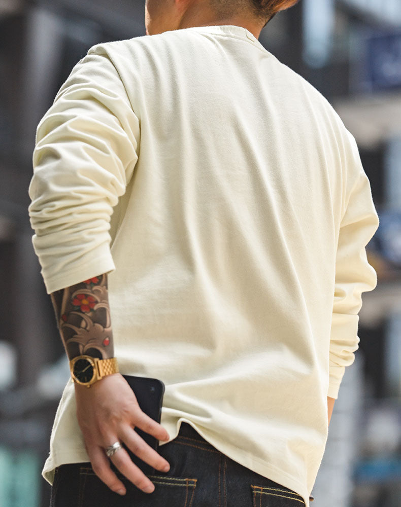 Cotton Casual Tooling American Round Neck Men's Sweater - Harmony Gallery