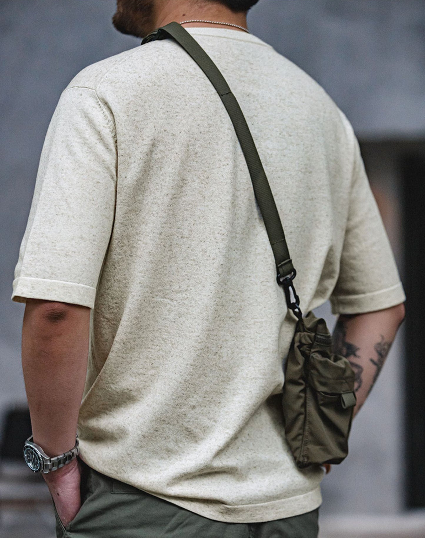 American Leisure Cold Tech Flax Shin Breath Men's T-Shirt - Harmony Gallery