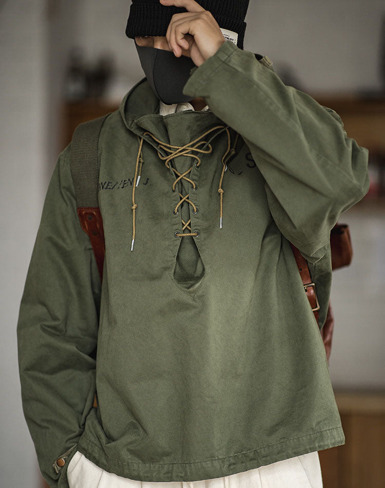 Tooling American Retro World War II Men's Windbreaker - Harmony Gallery