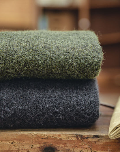 Cashmere Mohair Retro Knitted High Neck Men's Sweater - Harmony Gallery