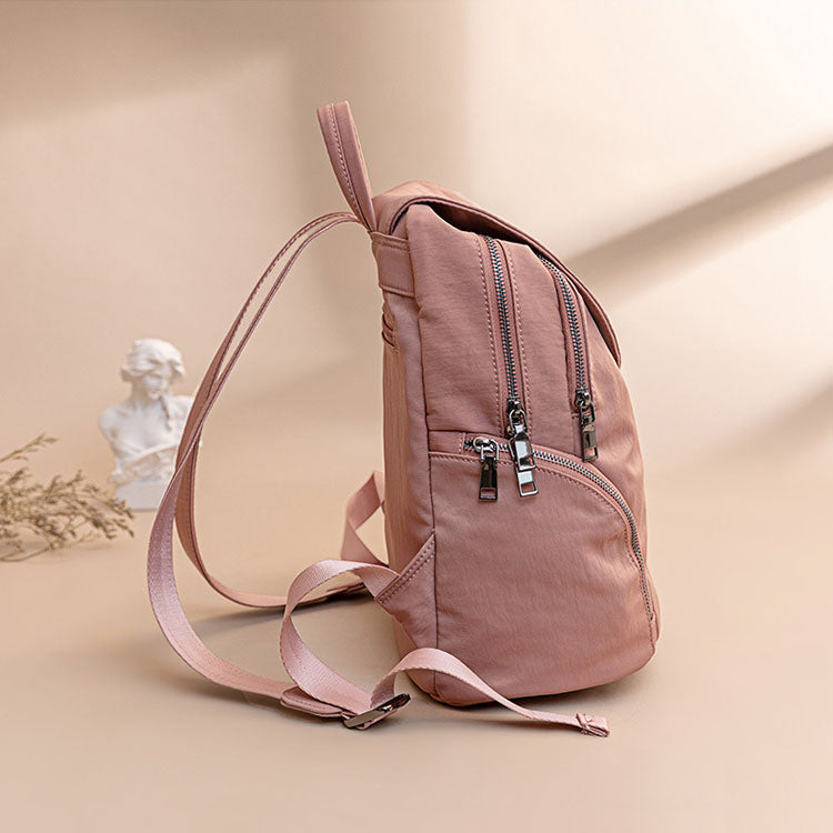 Trendy Large-Capacity Canvas Waterproof Women's Backpack - Harmony Gallery