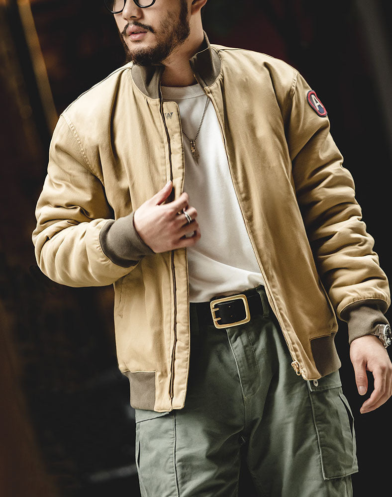 American World War II M1942 Tank Military Men's Jacket - Harmony Gallery