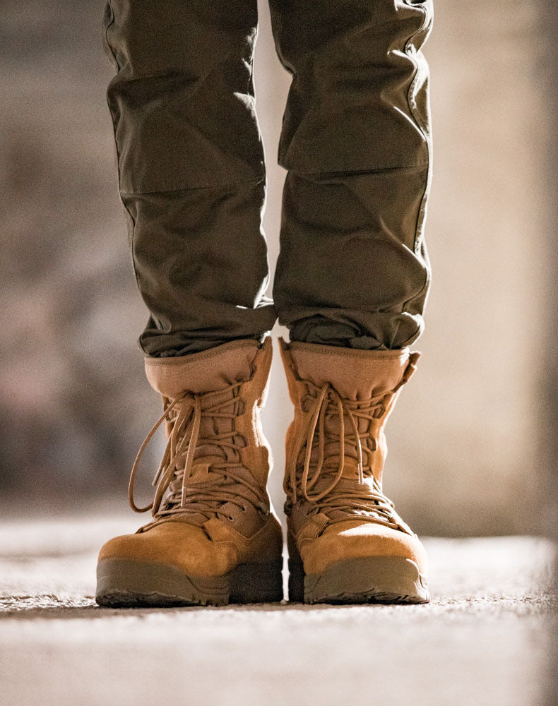 Desert Leather British High-Top Tactical Wolf Outdoor Men's Boot - Harmony Gallery