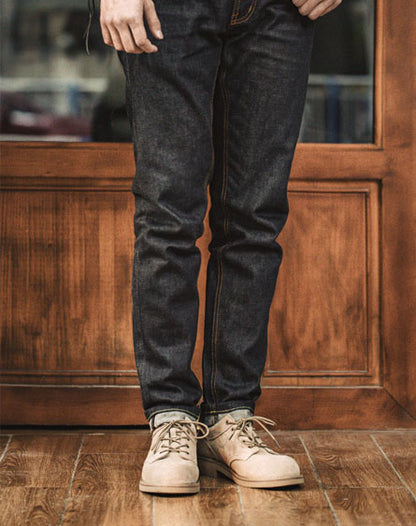 Retro Outdoor Suede Stitching Large Men's Dress Shoes - Harmony Gallery