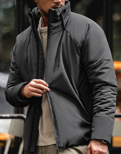 American Casual Warm And Cold-Proof Cotton Men's Coat - Harmony Gallery