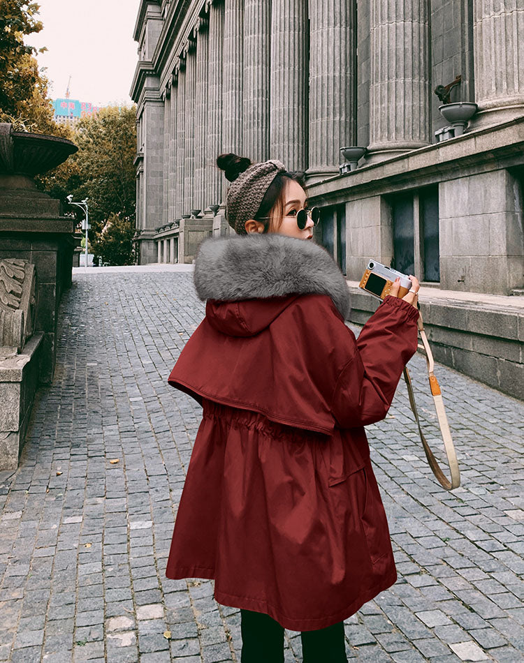 Short-Length Casual Warm Cotton Winter Women's Coat - Harmony Gallery