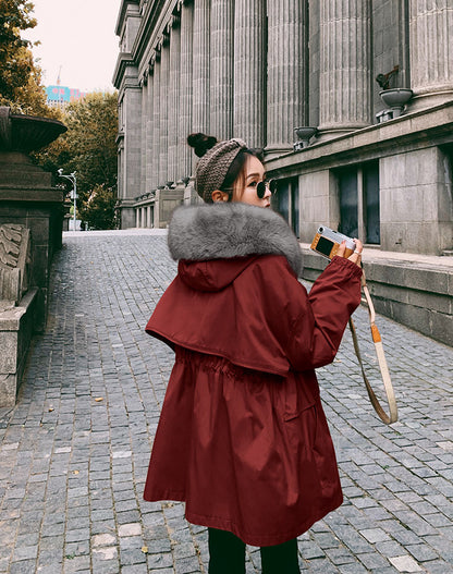 Short-Length Casual Warm Cotton Winter Women's Coat - Harmony Gallery