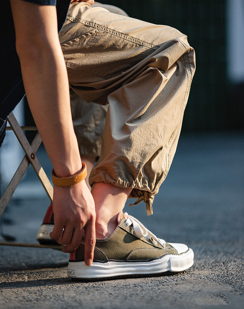 Casual Yasuhiro Mihara Dissolving Board Men's Canvas Shoes - Harmony Gallery