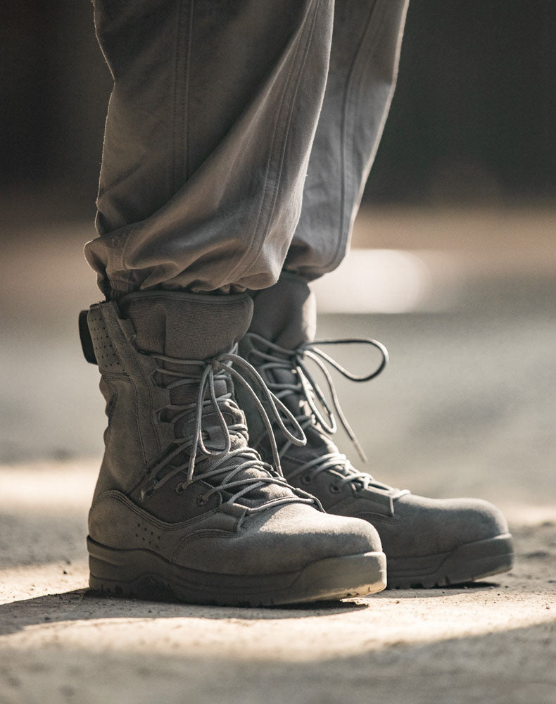 Desert Leather British High-Top Tactical Wolf Outdoor Men's Boot - Harmony Gallery