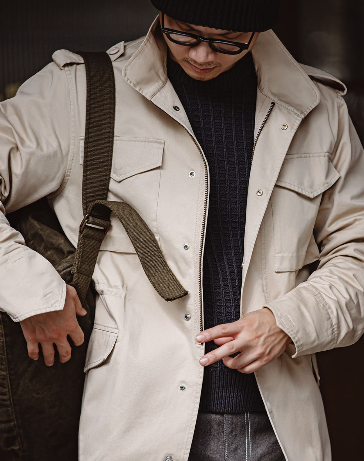 American M65 Windbreaker Loose Warm Tactical Men's Coat - Harmony Gallery