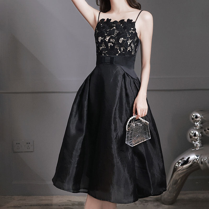 Luxury Black Evening Sexy Birthday Banquet Women's Dress - Harmony Gallery