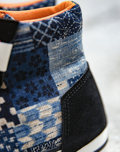 Autumn High-Top Printing Casual Cashew Unisex Canvas Shoes - Harmony Gallery
