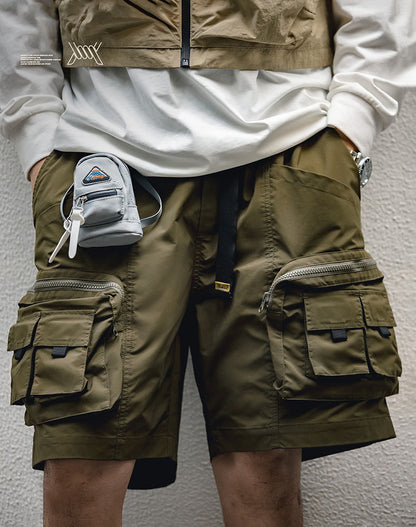 American Mountain Multi-Pocket Functional All-Match Men's Shorts - Harmony Gallery