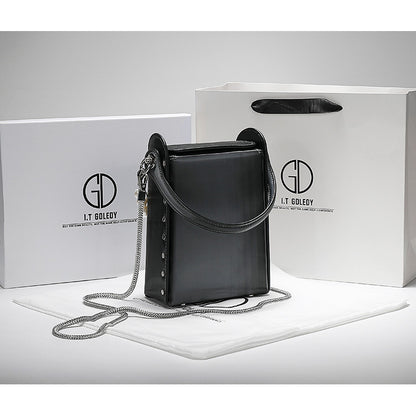 Olivia Black Cigarette Case Mobile women's handbag - Harmony Gallery