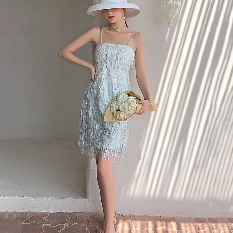 Luxury Ladies Banquet High-End White Birthday Women's Dress - Harmony Gallery