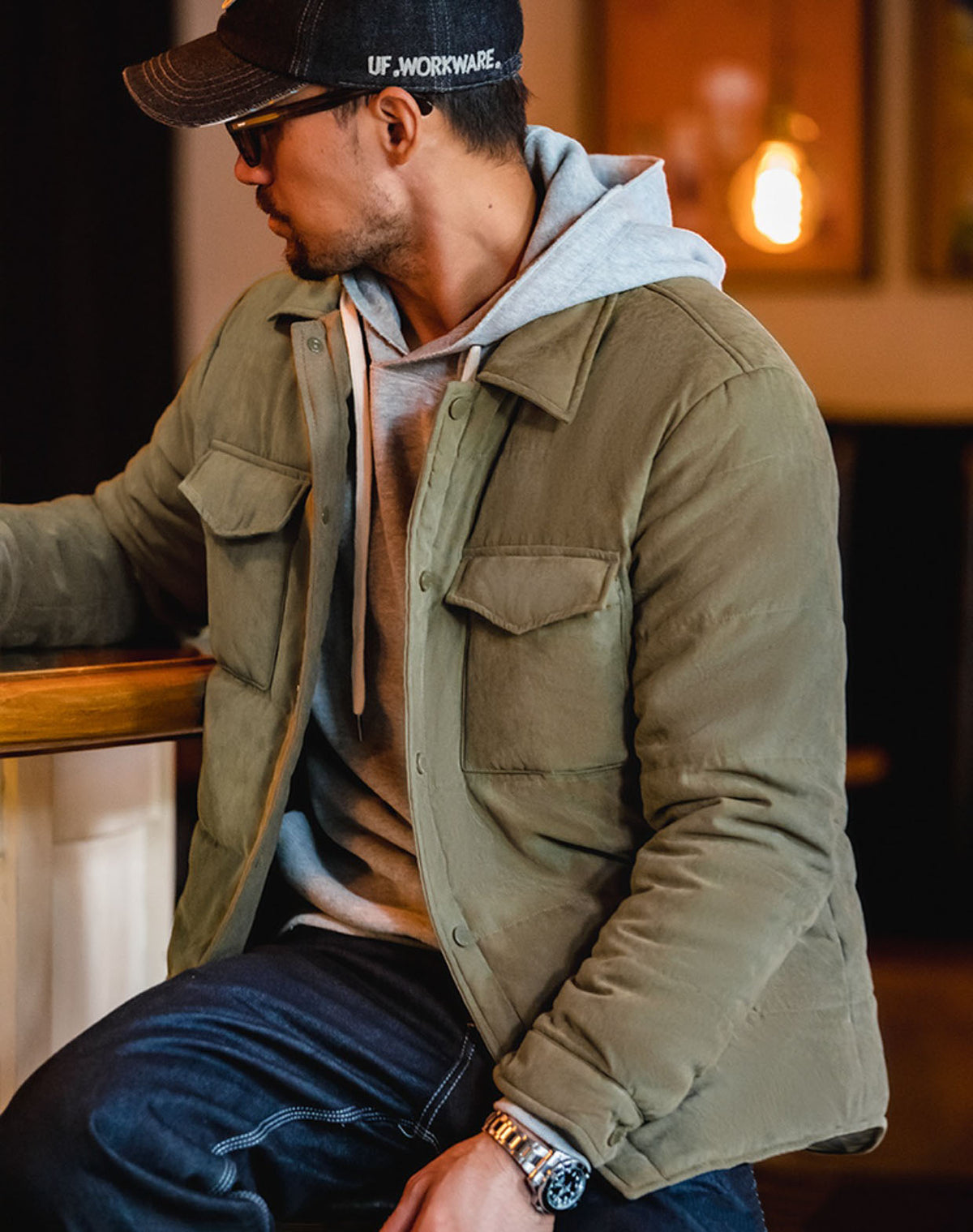 American Casual Double-Sided Cotton Warm Men's Coat - Harmony Gallery