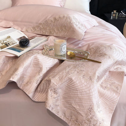 Luxury High-End Embroidery Quilt Cover Villa Bed Set - Harmony Gallery