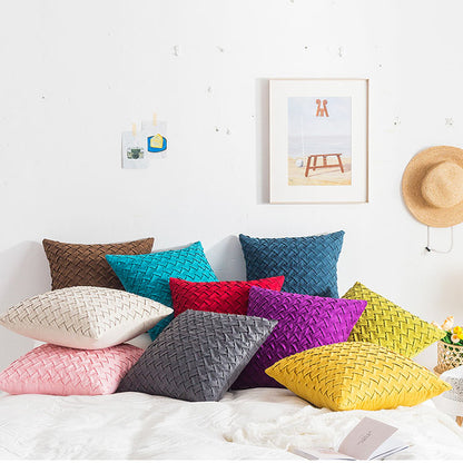 Simple Modern Suede Living Room & Bedroom Sofa Cushion - Harmony Gallery