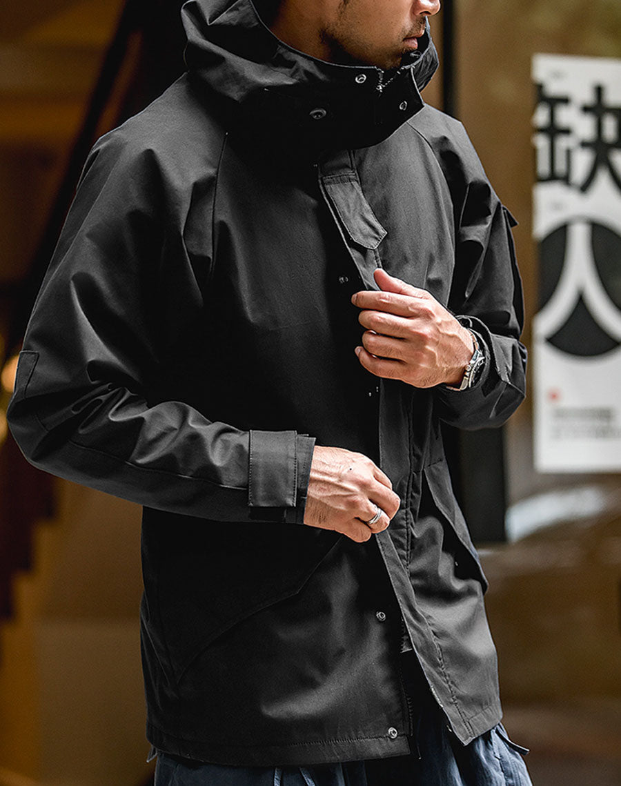 Tooling American Casual Outdoor Sports Hooded Men's Coat - Harmony Gallery