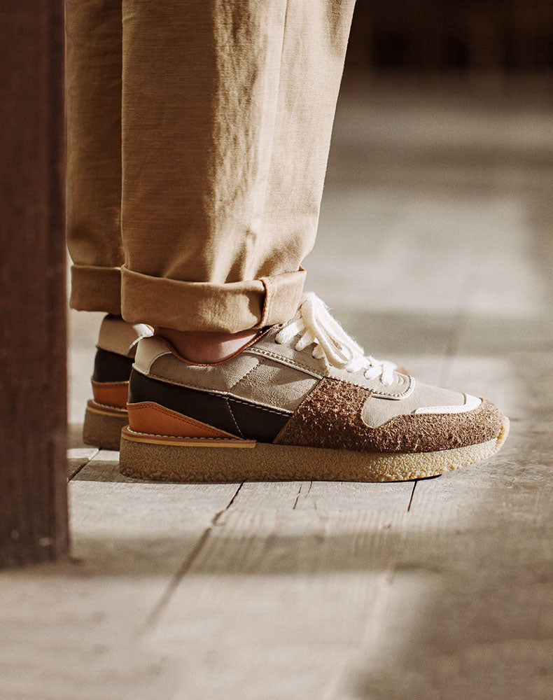 Retro Jogging Trend Stitching Sports Men's Casual Shoes - Harmony Gallery
