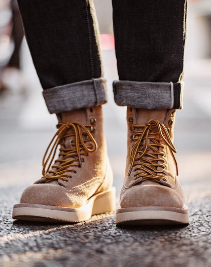 American Retro Winter Desert Suede Logging Men's Work Boot - Harmony Gallery