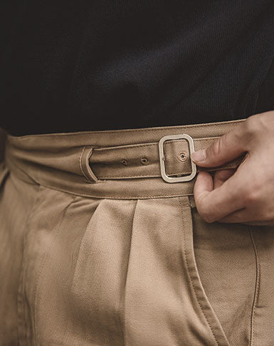 Retro Pier High Waist Straight Naples Casual Men's Shorts - Harmony Gallery