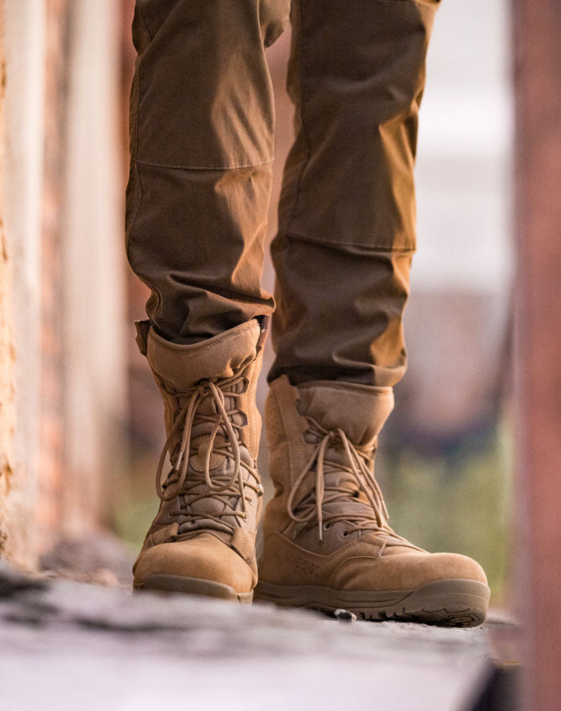 Desert Leather British High-Top Tactical Wolf Outdoor Men's Boot - Harmony Gallery