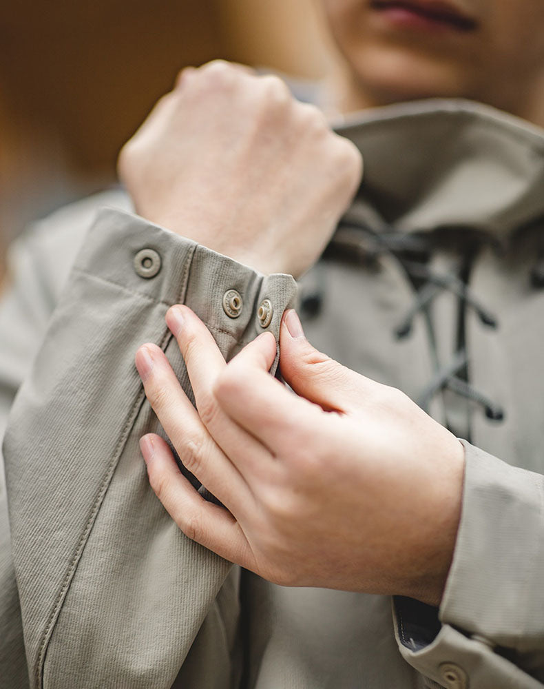 American Hooded Bad Weather Outdoor Drawstring Men's Sweater - Harmony Gallery