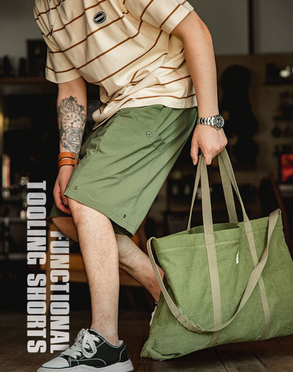 American Straight Loose Big Pocket Casual Men's Shorts - Harmony Gallery