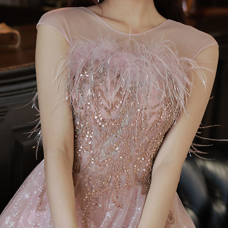 French Princess Evening Luxury Ceremony Birthday Women's Dress - Harmony Gallery